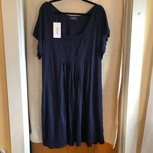 Swimsuits for All Sz 20 Blue Cover-Up Tunic